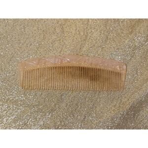 Vintage Pink Bakelite Comb Vanity Accessory 40s Room Decor Women's Hair